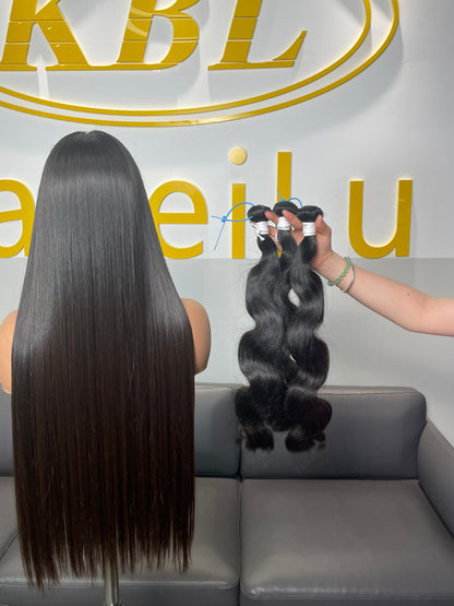 KBLFORSALON Luxury T1 White Rope Band 100% Unprocessed Virgin Brazilian Body Wave Hair Bundle