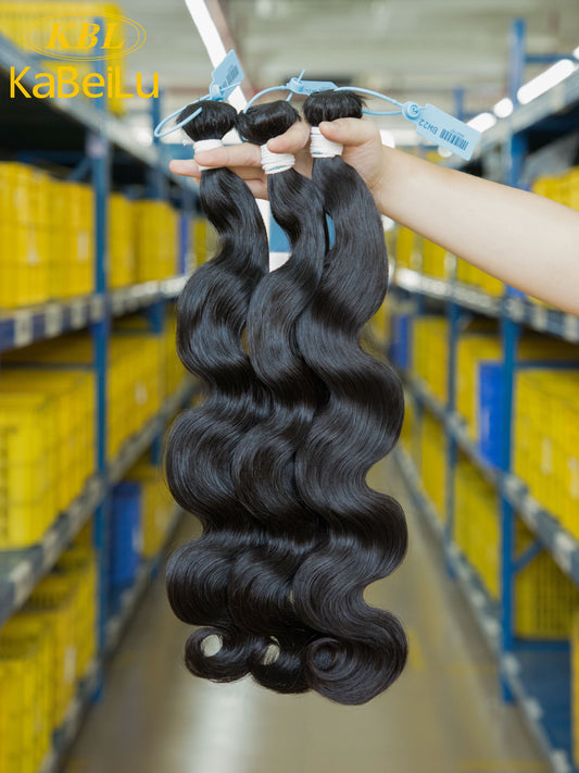 KBLFORSALON Luxury T1 White Rope Band 100% Unprocessed Virgin Brazilian Body Wave Hair Bundle