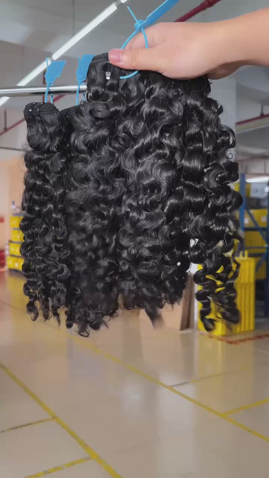 KBL XR Brazilian 100% Unprocessed Burmese Curly Virgin Hair Bundle-Hot Selling