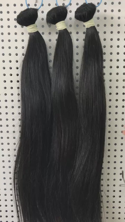 Peruvian Straight 100% Real Unprocessed Virgin Hair Bundles